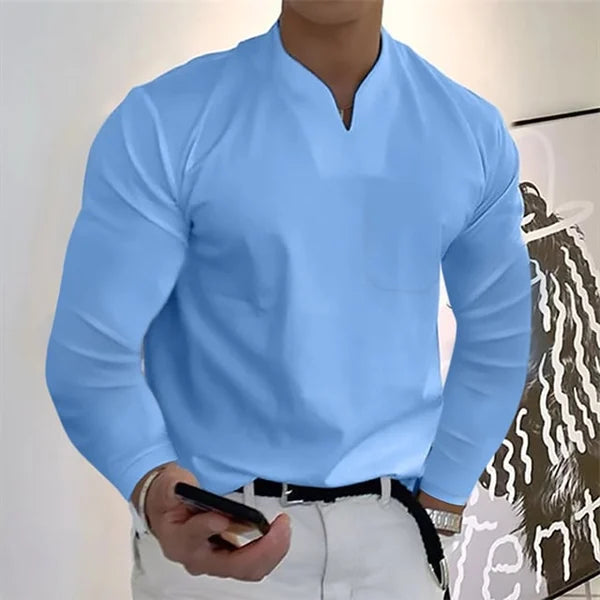 Manuel - Camisa Informal de Manga Larga para Hombre