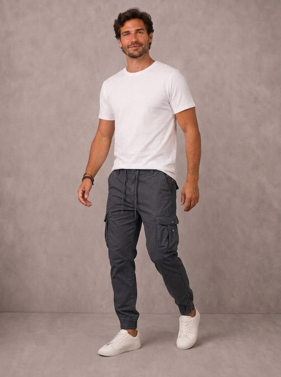 Lucas | Pantalón Cargo Vanguard Elástico