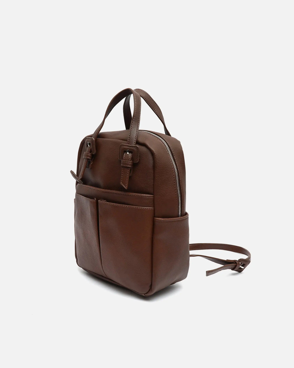 Aurora | Mochila efecto piel con bolsillos