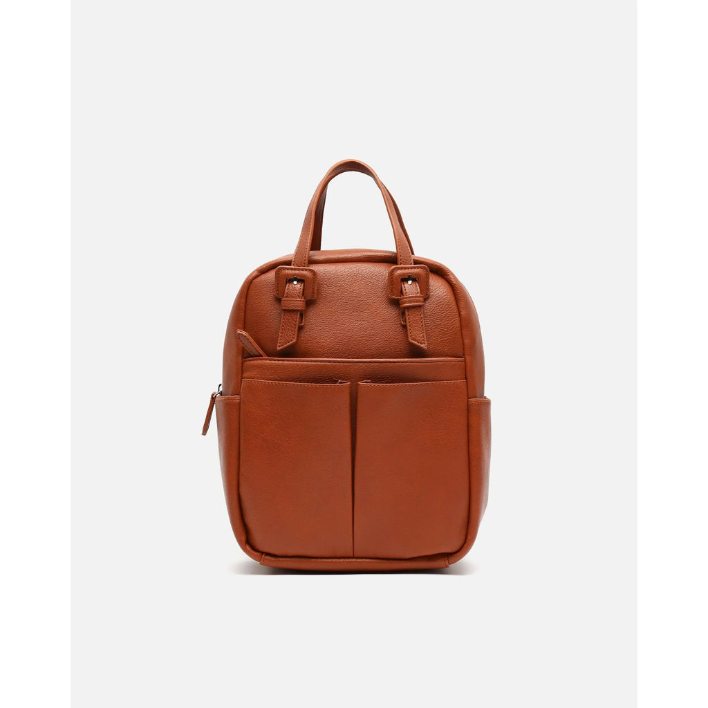 Aurora | Mochila efecto piel con bolsillos