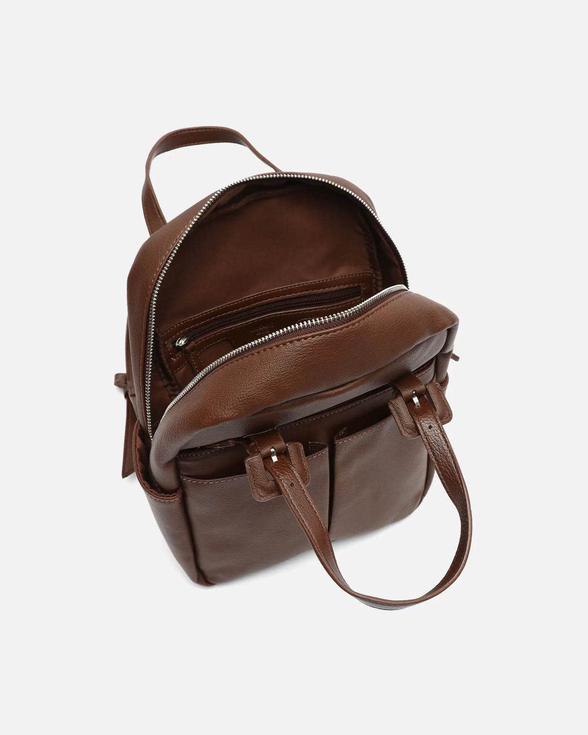 Aurora | Mochila efecto piel con bolsillos