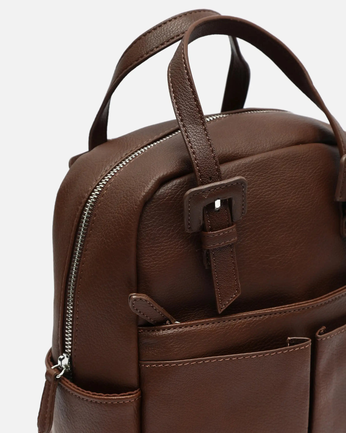 Aurora | Mochila efecto piel con bolsillos