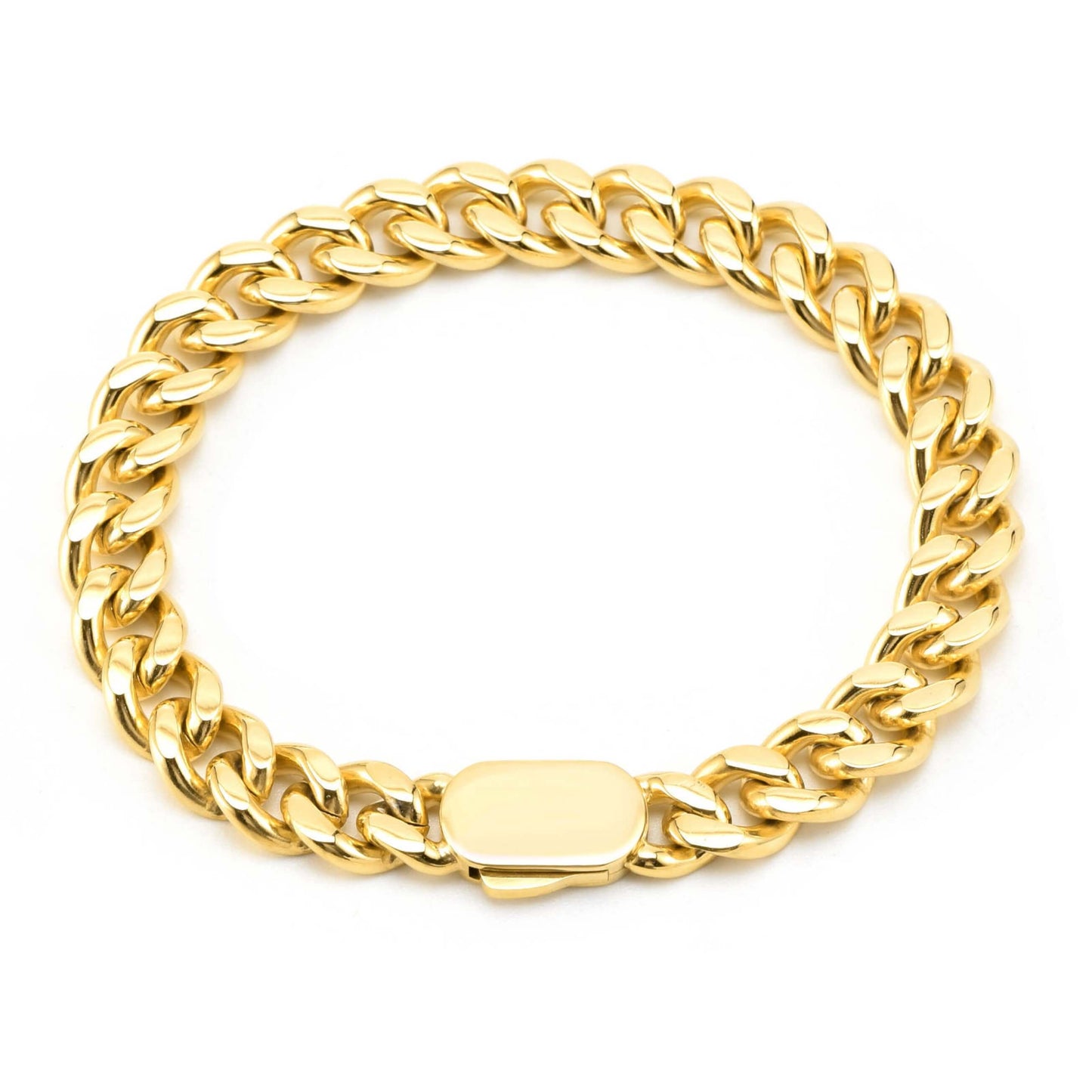 Miami Cuban Link bracelet 8mm gold