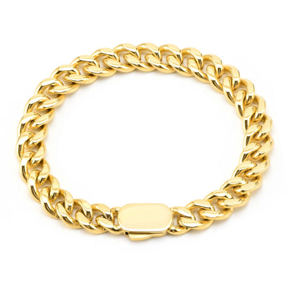 Miami Cuban Link bracelet 8mm gold