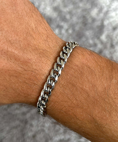 Miami Cuban Link bracelet 8mm steel