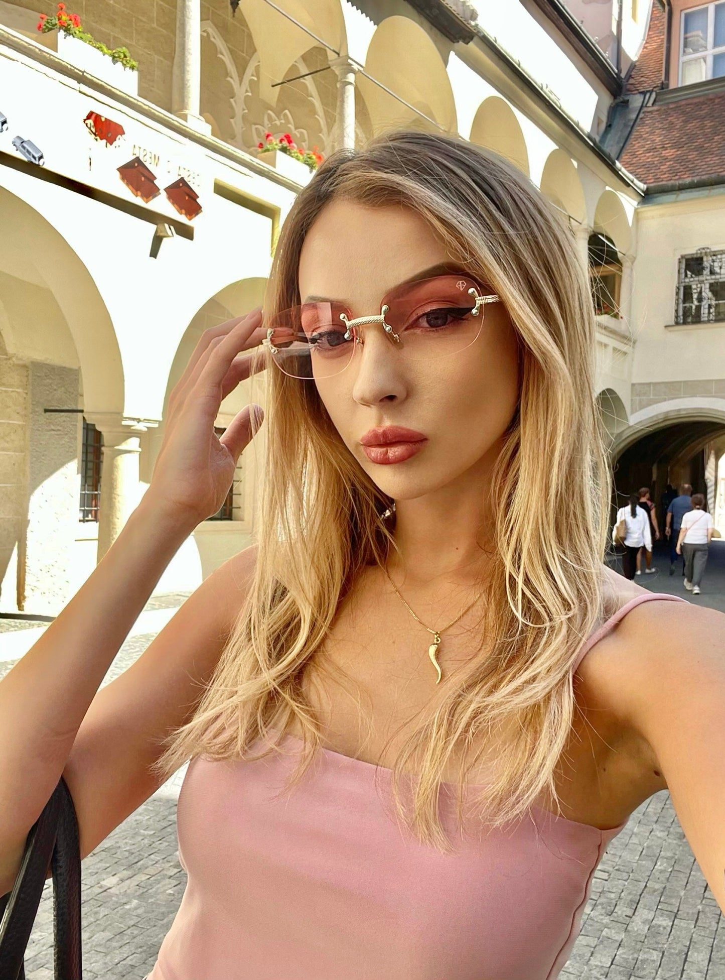 Gafas Rosa Coral