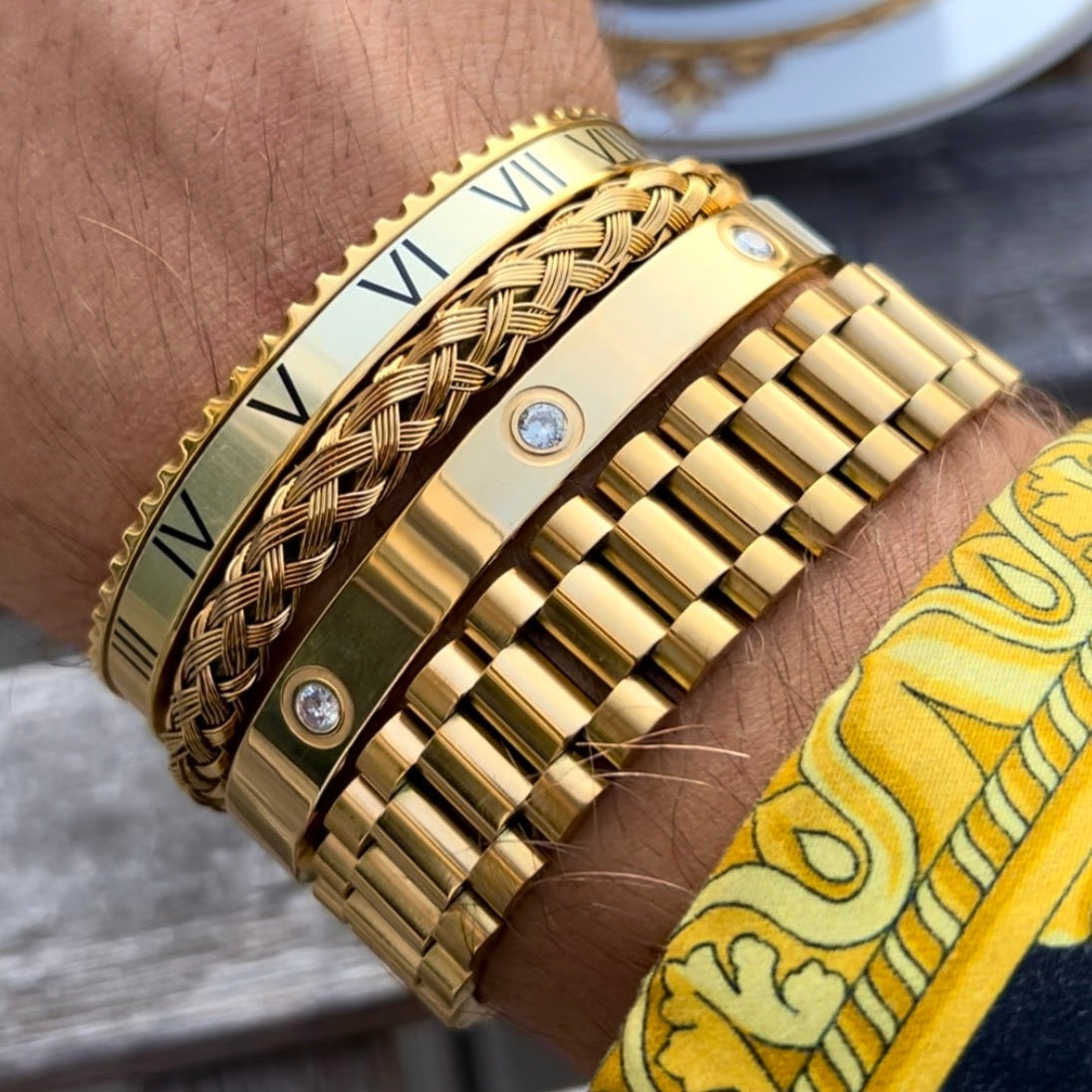 Edición Oro 4 Pulsera combo