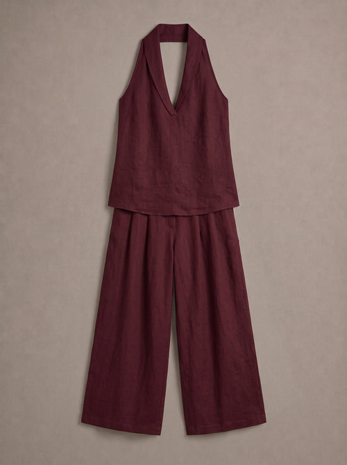Ainhoa | Conjunto de dos piezas con textura de lino