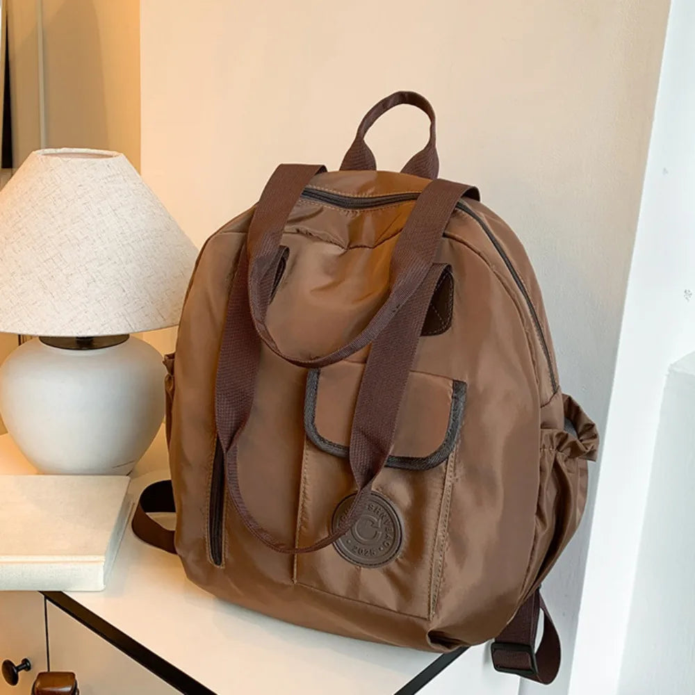 Elena | Mochila redonda de nailon