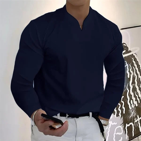 Manuel - Camisa Informal de Manga Larga para Hombre