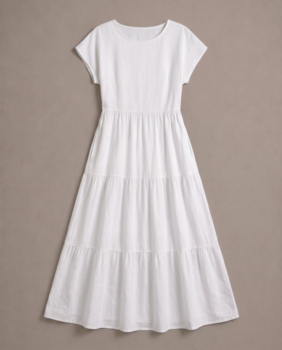 Gabriela™ | Vestido midi fluido de elegancia atemporal