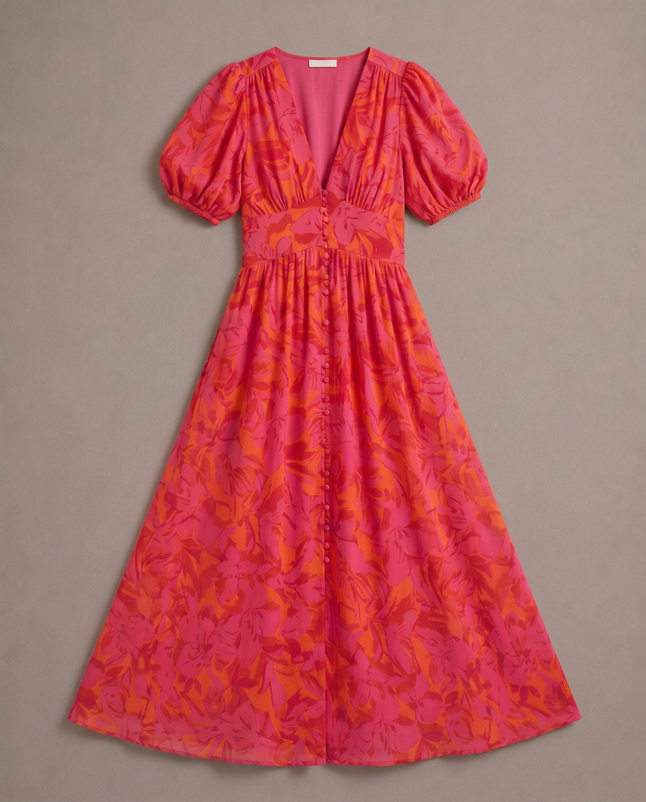 ALEGRÍA™ | VESTIDO MAXI PRIMAVERA FLUIDO