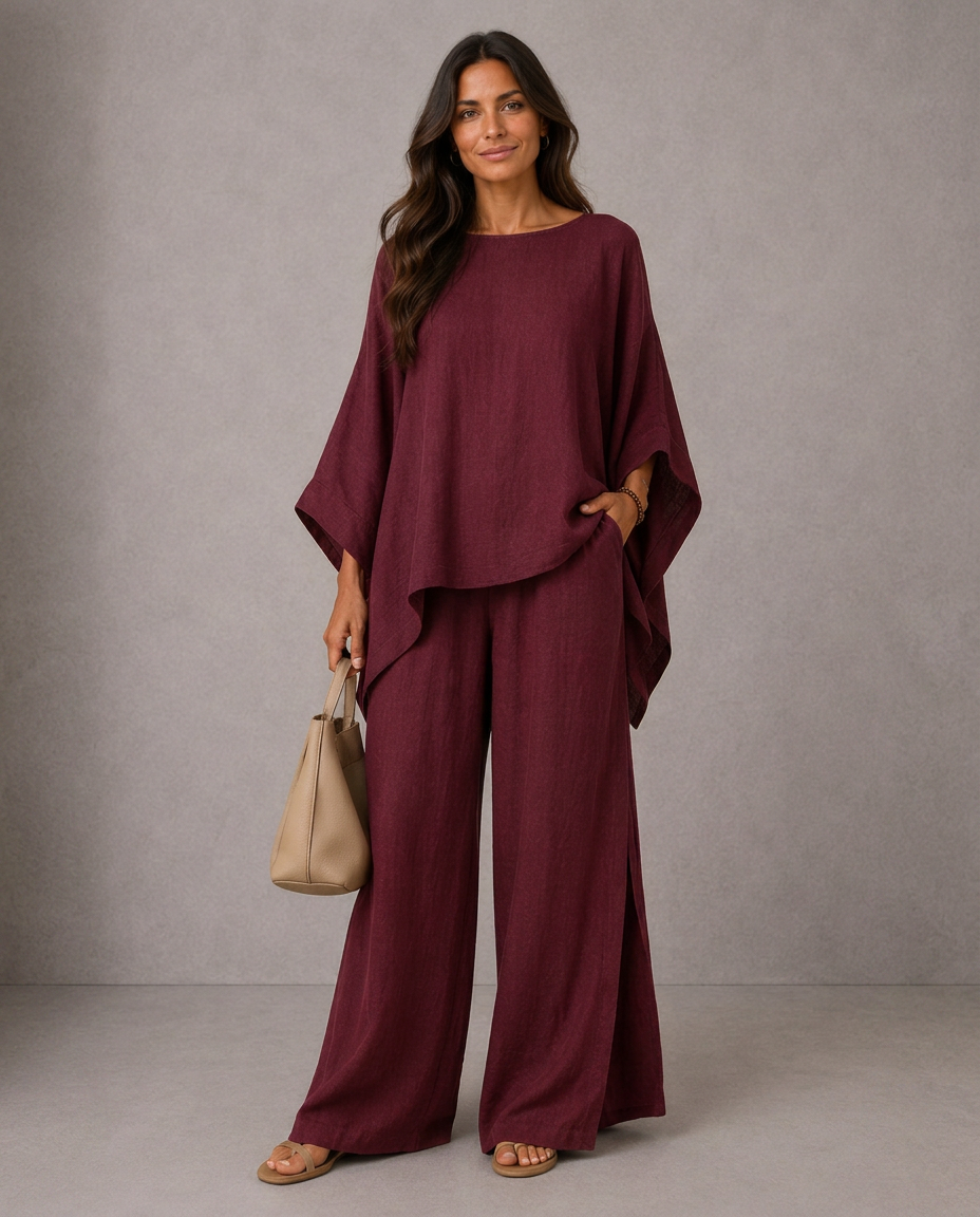 Cristina | Conjunto Pantalón Amplio