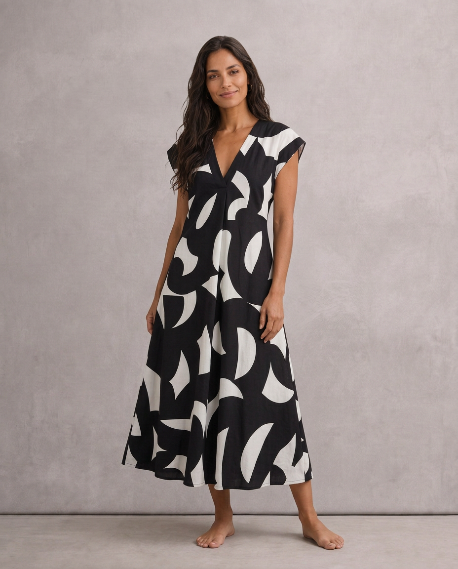 Valeria | Vestido con detalles calados
