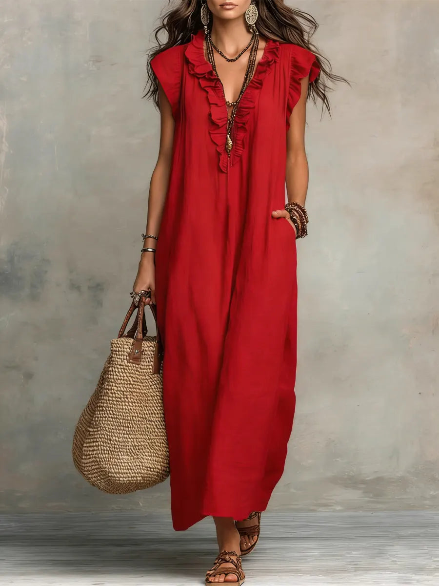 Raquel · Vestido Largo Bohemio