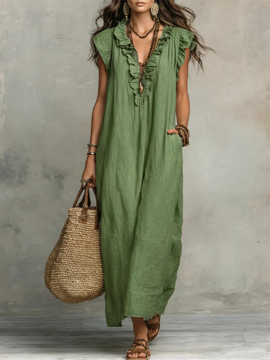 Raquel · Vestido Largo Bohemio