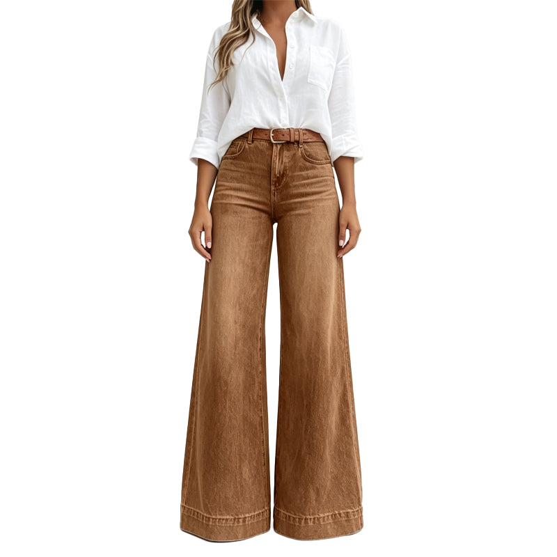Lucía | Jeans de Pierna Ancha Efecto Estilizante
