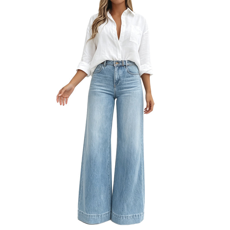 Lucía | Jeans de Pierna Ancha Efecto Estilizante