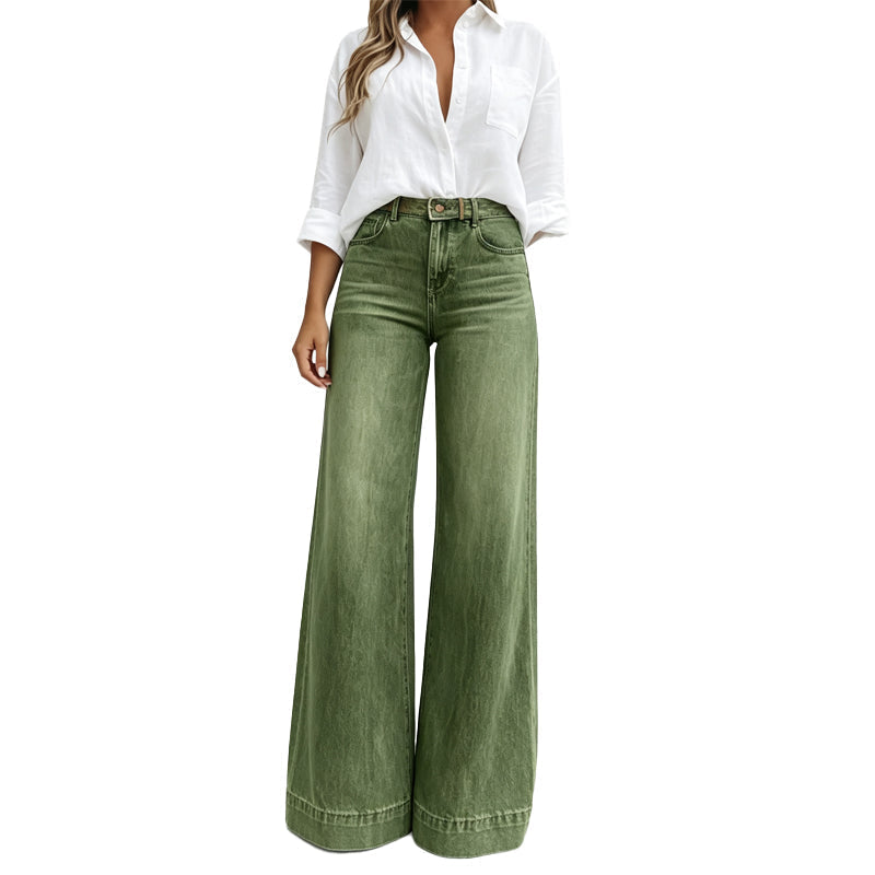 Lucía | Jeans de Pierna Ancha Efecto Estilizante